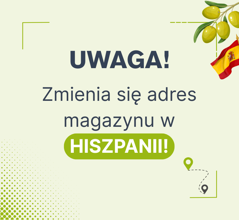 Zmienia się adres magazynu w Hiszpanii